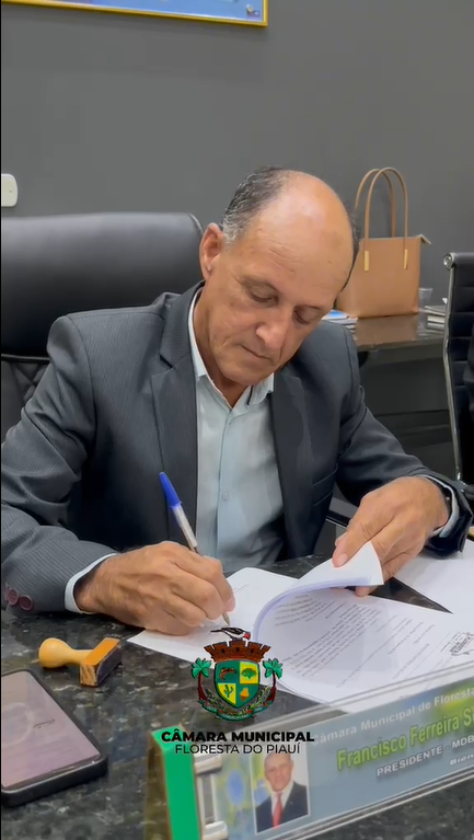 Câmara Municipal de Floresta do Piauí aprova Projeto de Lei nº 096/2026.