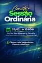 Convite para Sessão Ordinária - 25/02/2026